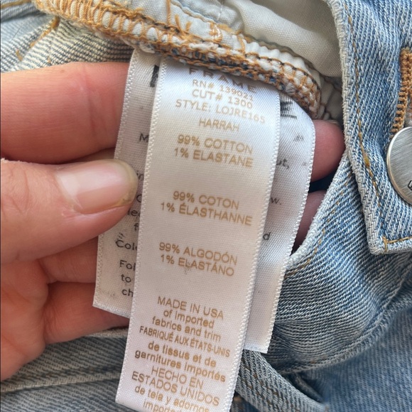 Frame Denim Le Original Light Blue Distressed Jeans - Picture 7 of 8